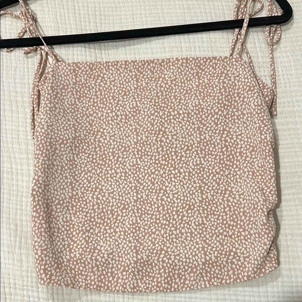 Women's Pink Spotted Top